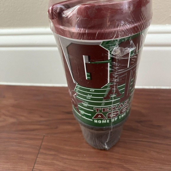 TEXAS University Aggies A&M Aladdin Insulated Tumbler Travel Mug W/ Lid & Handle - Picture 8 of 12